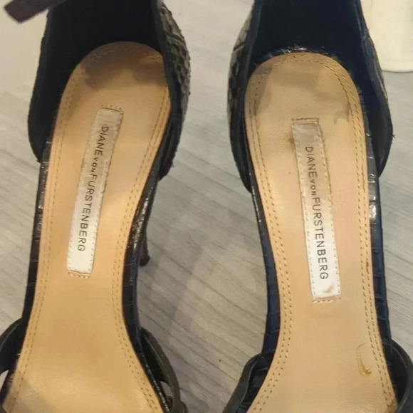 DIANE Von Furstenberg jemna snake skin heel - Picture 10 of 13